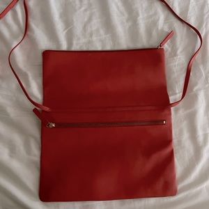 Red Everlane Crossbody Leather Purse Made in Spain